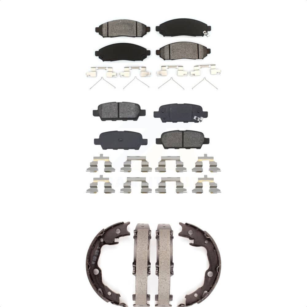 Transit Auto - KSN-100824 - Front and Rear Disc Brake Pad Kits