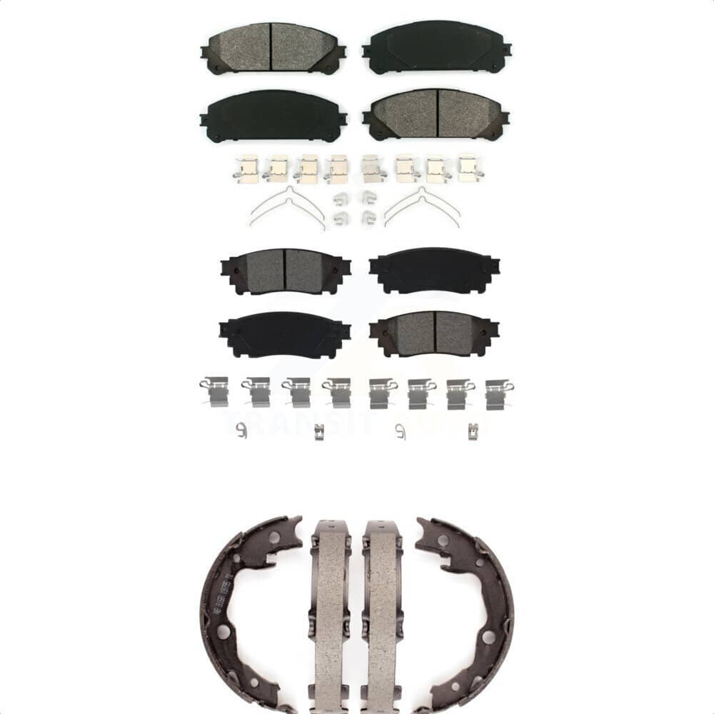 Transit Auto - KSN-100861 - Front and Rear Disc Brake Pad Kits