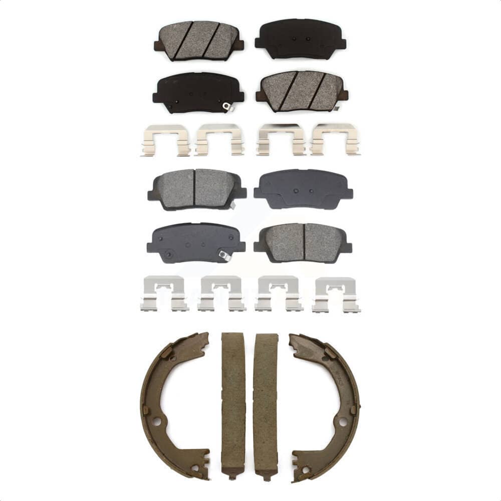 Transit Auto - KSN-100891 - Front and Rear Disc Brake Pad Kits