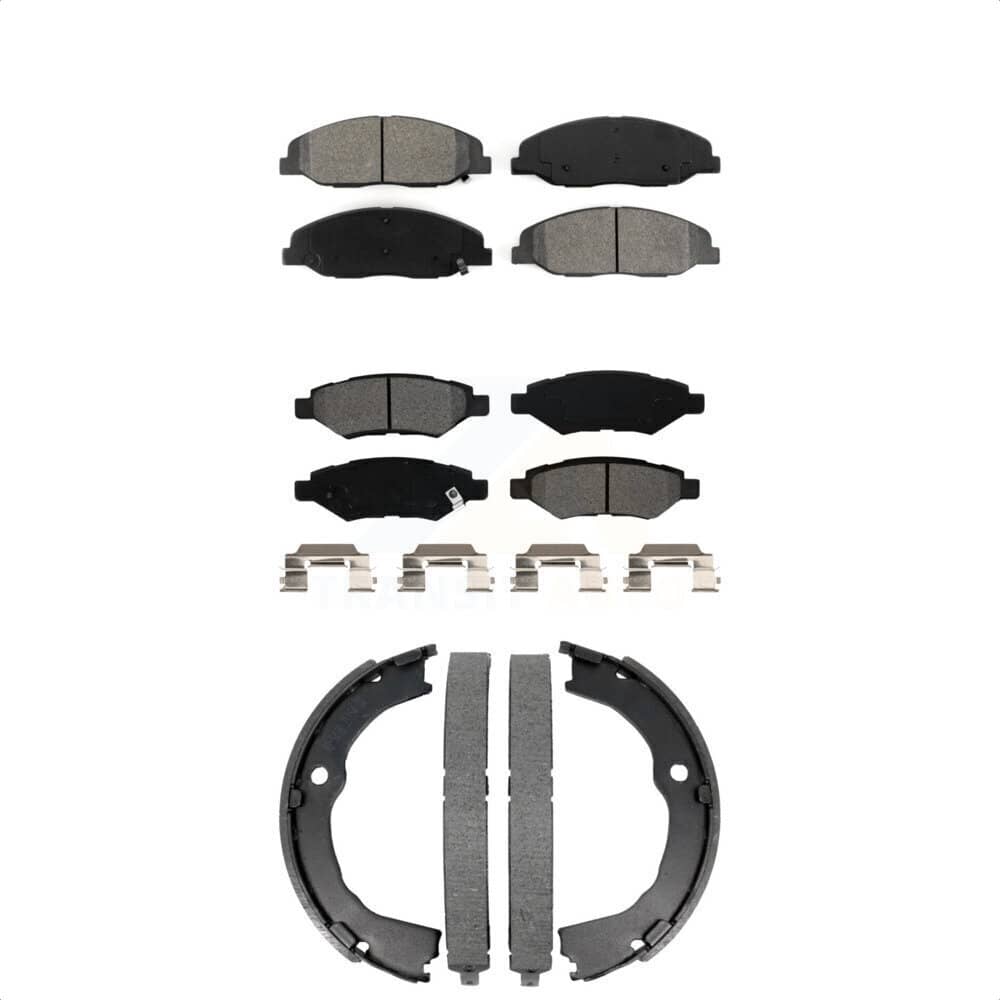 Transit Auto - KSN-100936 - Front and Rear Disc Brake Pad Kits
