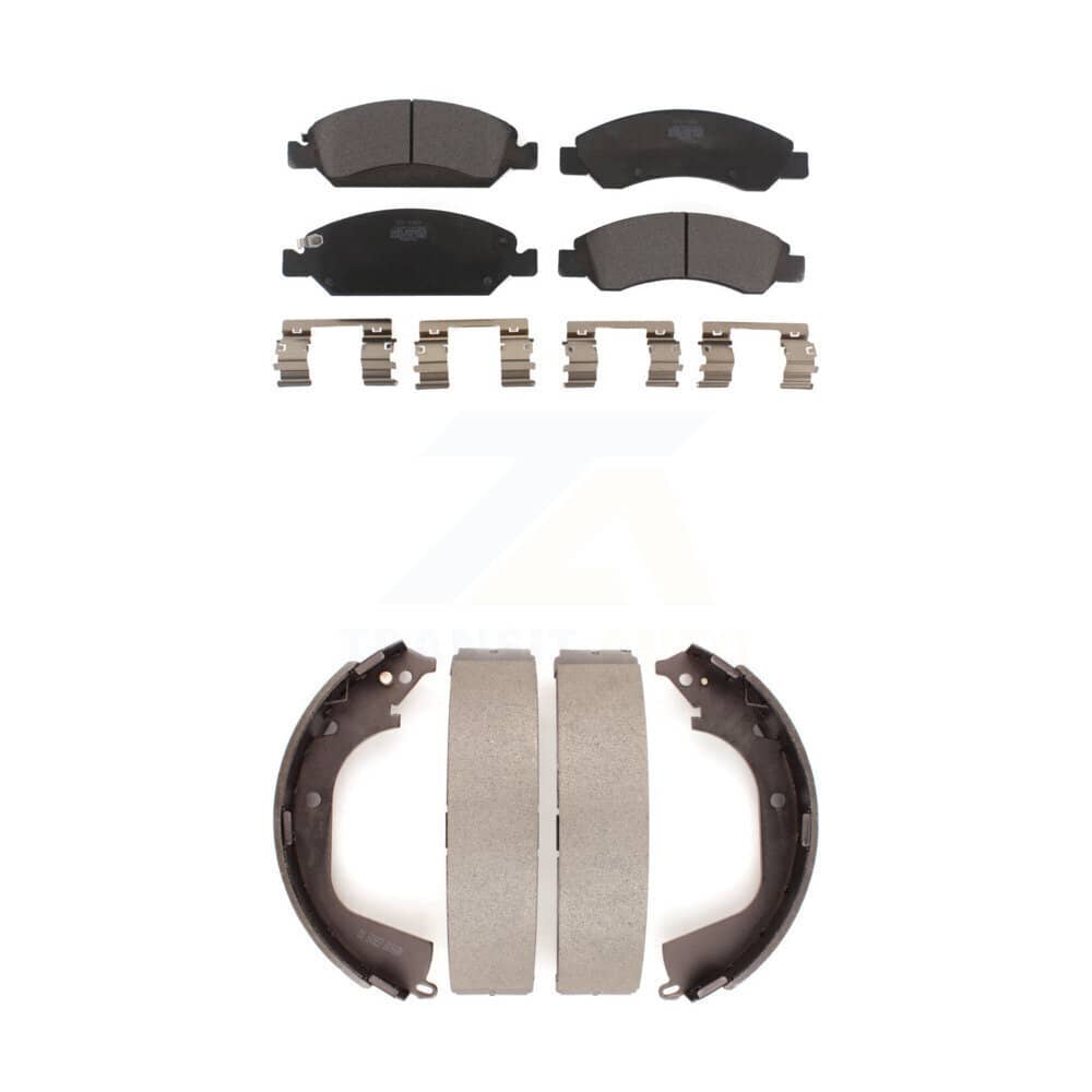 Transit Auto - KTN-100033 - Front and Rear Disc Brake Pad Kits