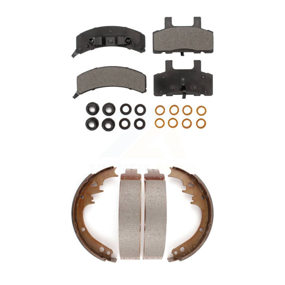 Transit Auto - KTN-100055 - Front and Rear Disc Brake Pad Kits