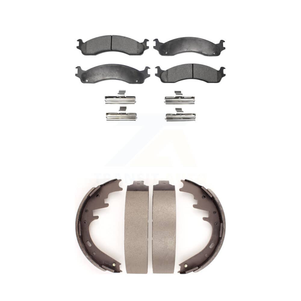 Transit Auto - KTN-100121 - Front and Rear Disc Brake Pad Kits