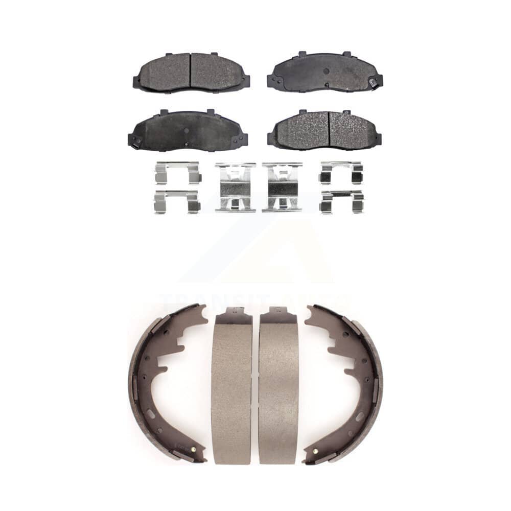 Transit Auto - KTN-100125 - Front and Rear Disc Brake Pad Kits