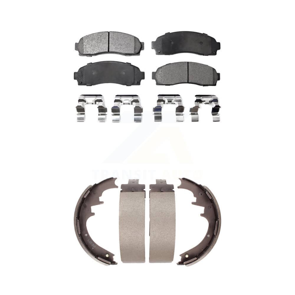 Transit Auto - KTN-100161 - Front and Rear Disc Brake Pad Kits