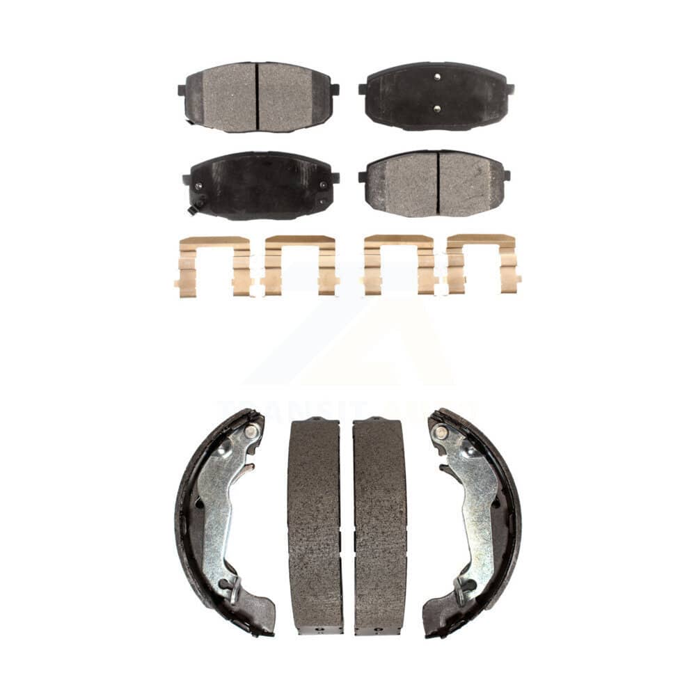 Transit Auto - KTN-100227 - Front and Rear Disc Brake Pad Kits