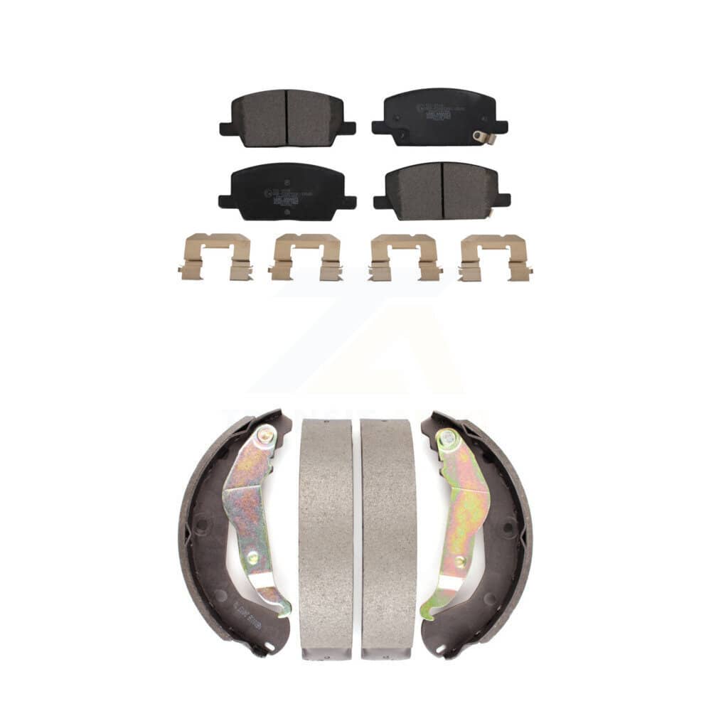 Transit Auto - KTN-100244 - Front and Rear Disc Brake Pad Kits