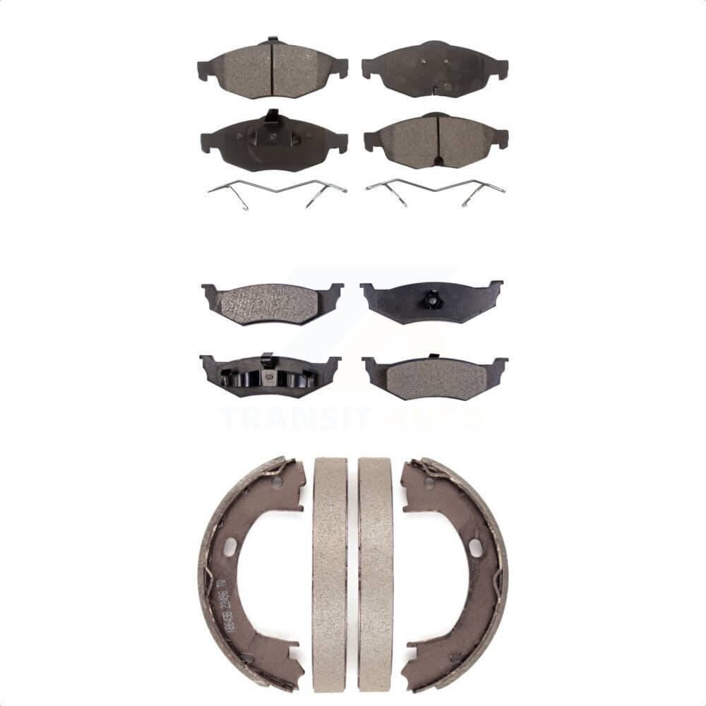 Transit Auto - KTN-100516 - Front and Rear Disc Brake Pad Kits