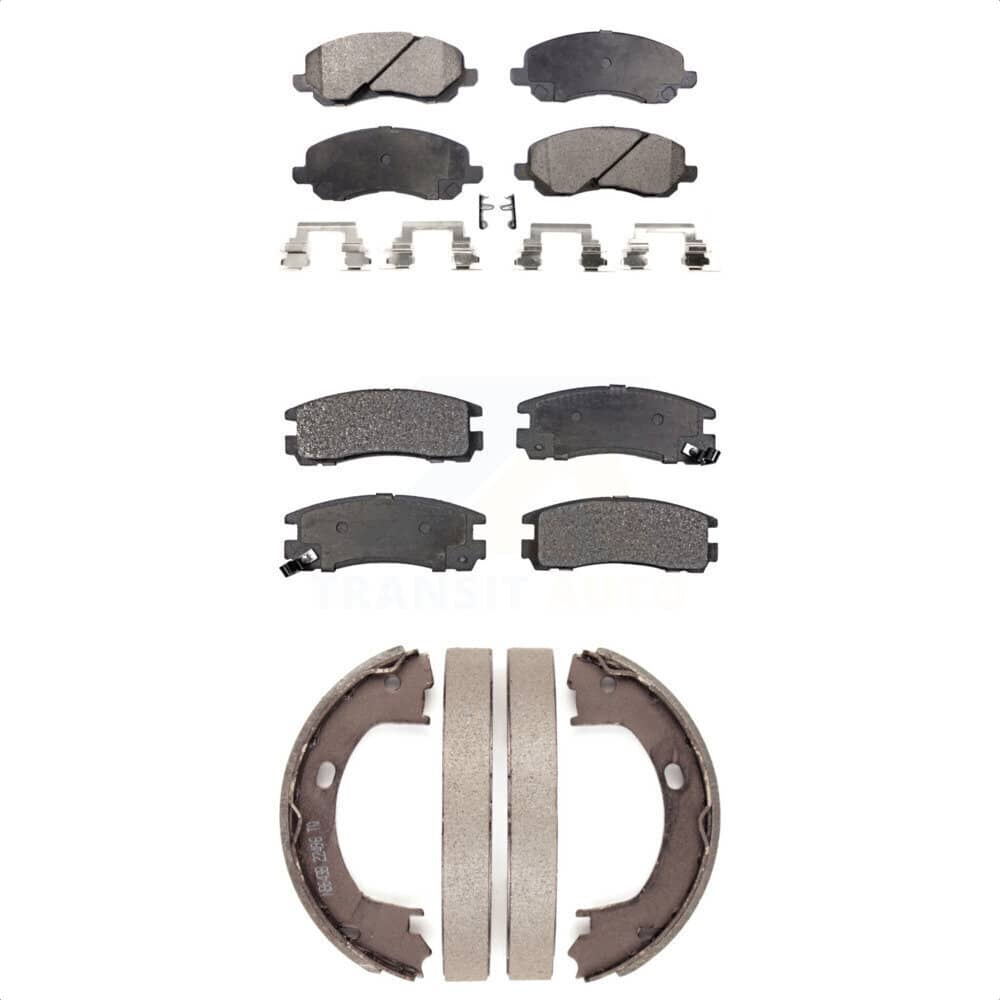 Transit Auto - KTN-100517 - Front and Rear Disc Brake Pad Kits