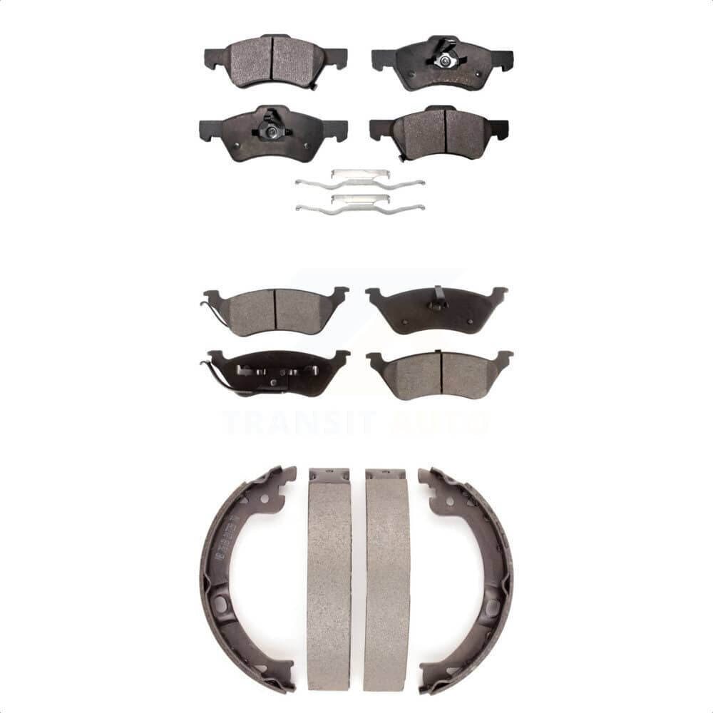 Transit Auto - KTN-100519 - Front and Rear Disc Brake Pad Kits