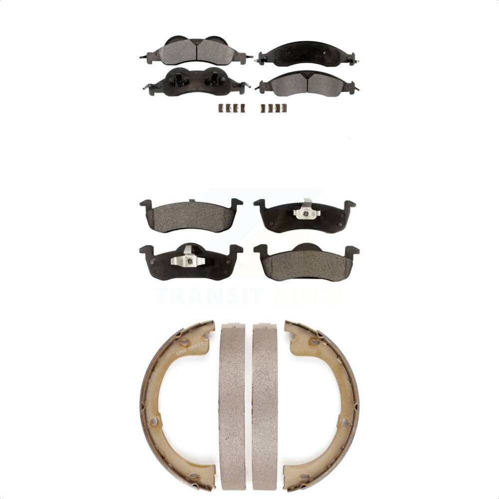 Transit Auto - KTN-100521 - Front and Rear Disc Brake Pad Kits