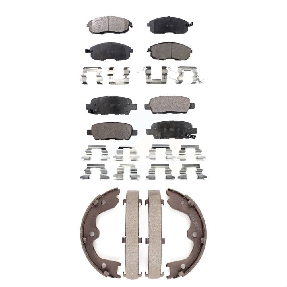 Transit Auto - KTN-100533 - Front and Rear Disc Brake Pad Kits