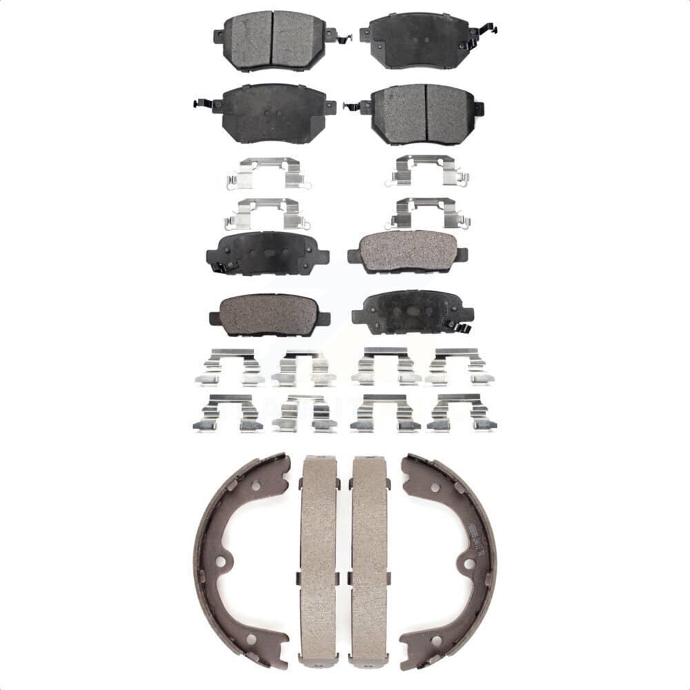 Transit Auto - KTN-100539 - Front and Rear Disc Brake Pad Kits