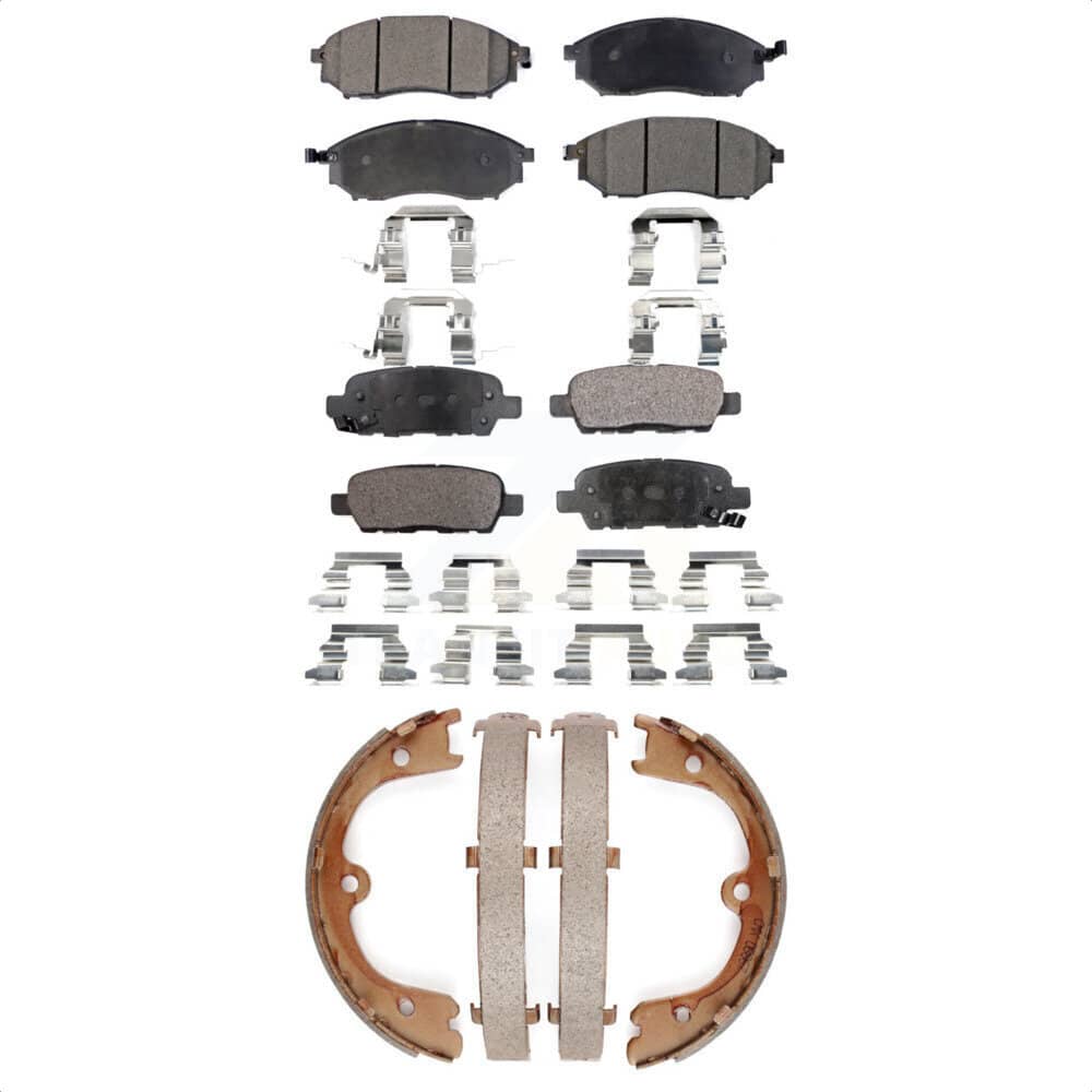 Transit Auto - KTN-100543 - Front and Rear Disc Brake Pad Kits