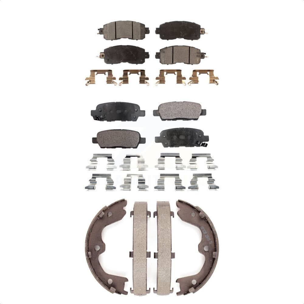 Transit Auto - KTN-100544 - Front and Rear Disc Brake Pad Kits