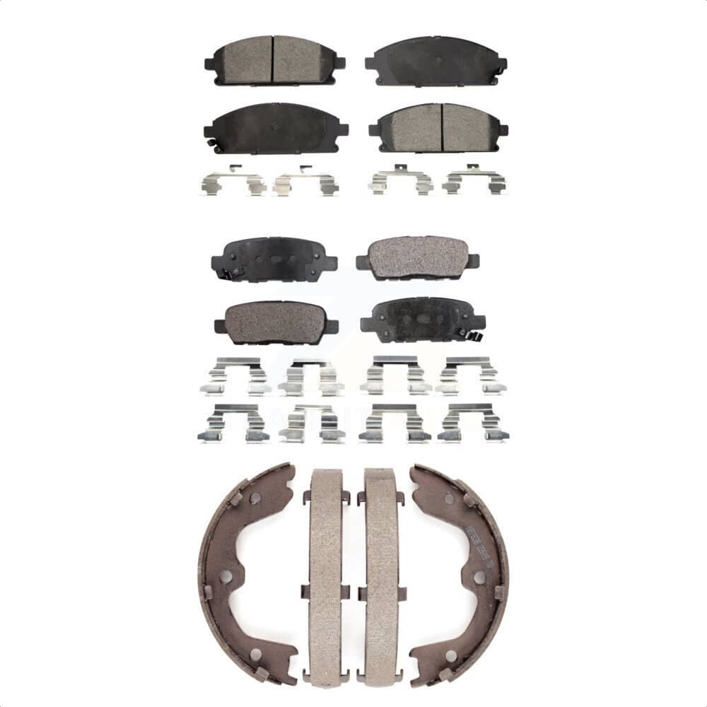 Transit Auto - KTN-100547 - Front and Rear Disc Brake Pad Kits