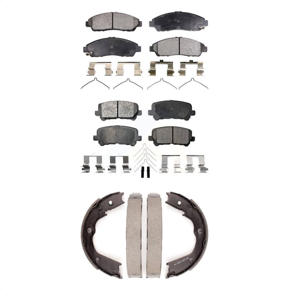 Transit Auto - KTN-100559 - Front and Rear Disc Brake Pad Kits