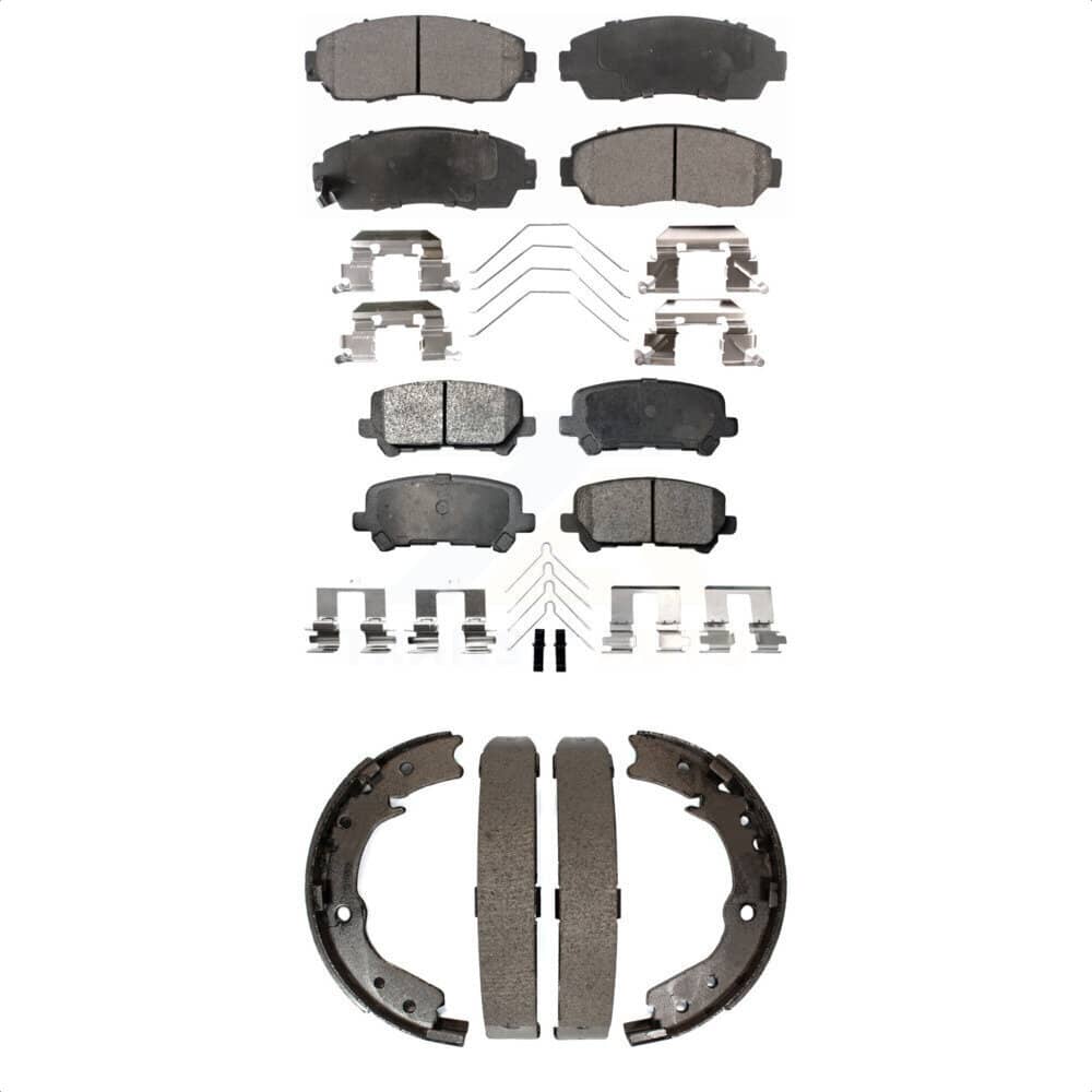 Transit Auto - KTN-100560 - Front and Rear Disc Brake Pad Kits