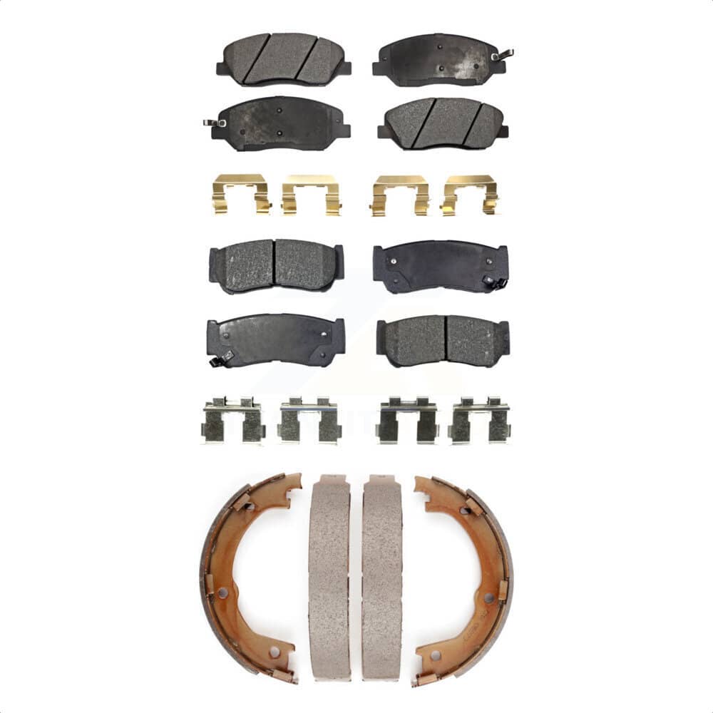 Transit Auto - KTN-100568 - Front and Rear Disc Brake Pad Kits
