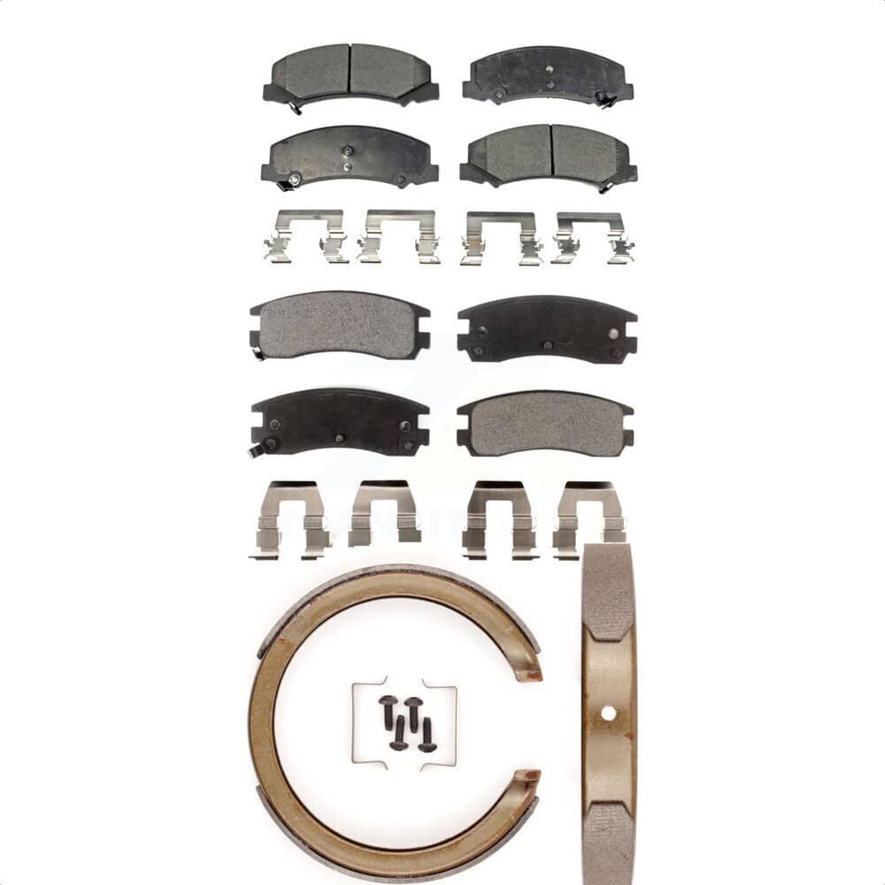 Transit Auto - KTN-100591 - Front and Rear Disc Brake Pad Kits