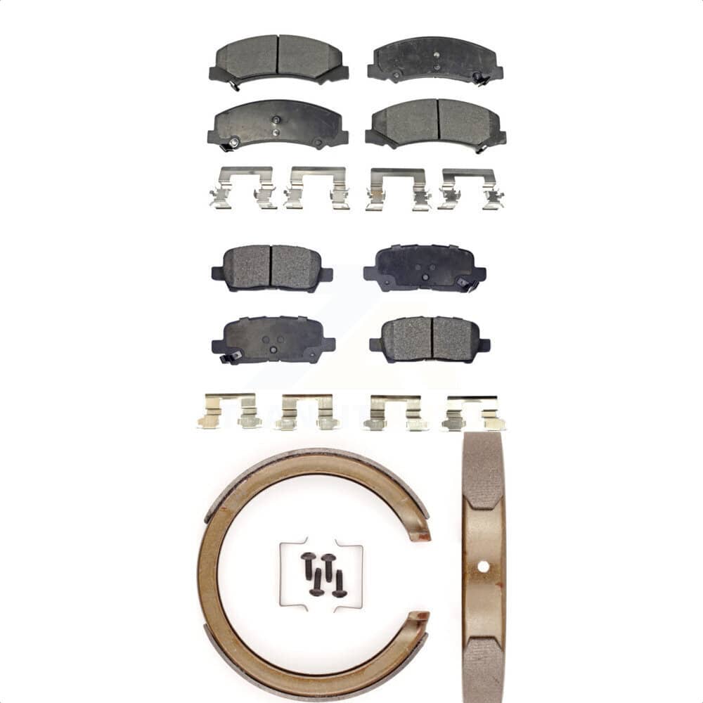 Transit Auto - KTN-100598 - Front and Rear Disc Brake Pad Kits