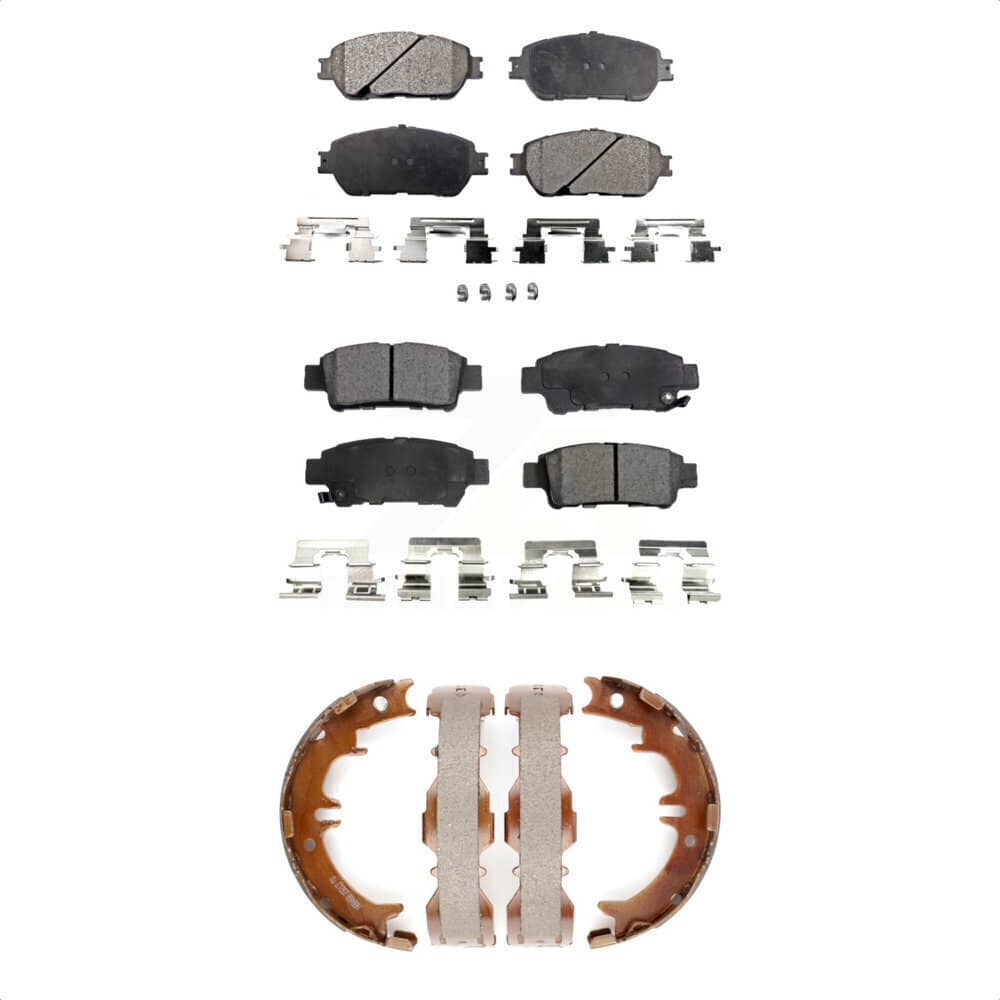 Transit Auto - KTN-100600 - Front and Rear Disc Brake Pad Kits