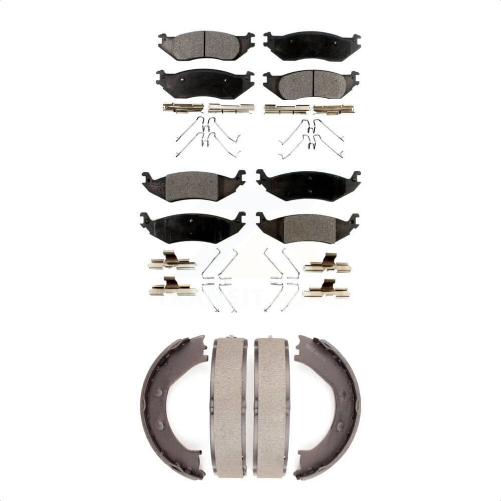 Transit Auto - KTN-100606 - Front and Rear Disc Brake Pad Kits