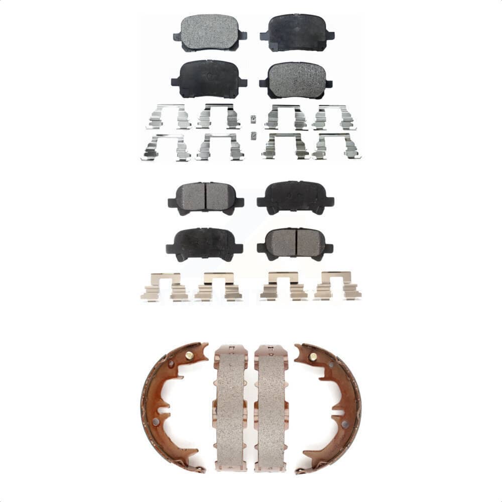 Transit Auto - KTN-100608 - Front and Rear Disc Brake Pad Kits