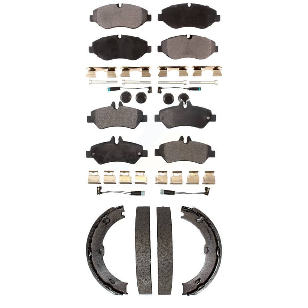Transit Auto - KTN-100612 - Front and Rear Disc Brake Pad Kits