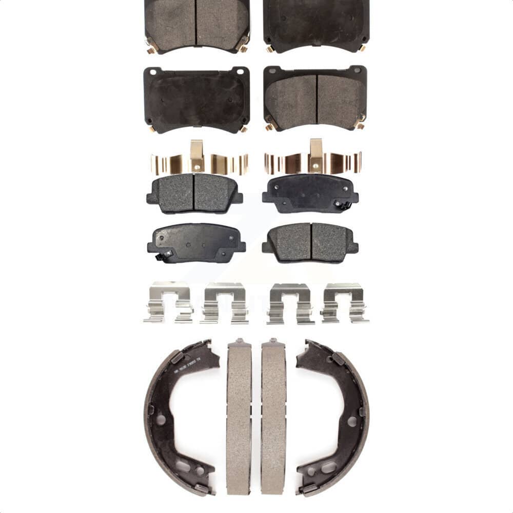 Transit Auto - KTN-100617 - Front and Rear Disc Brake Pad Kits