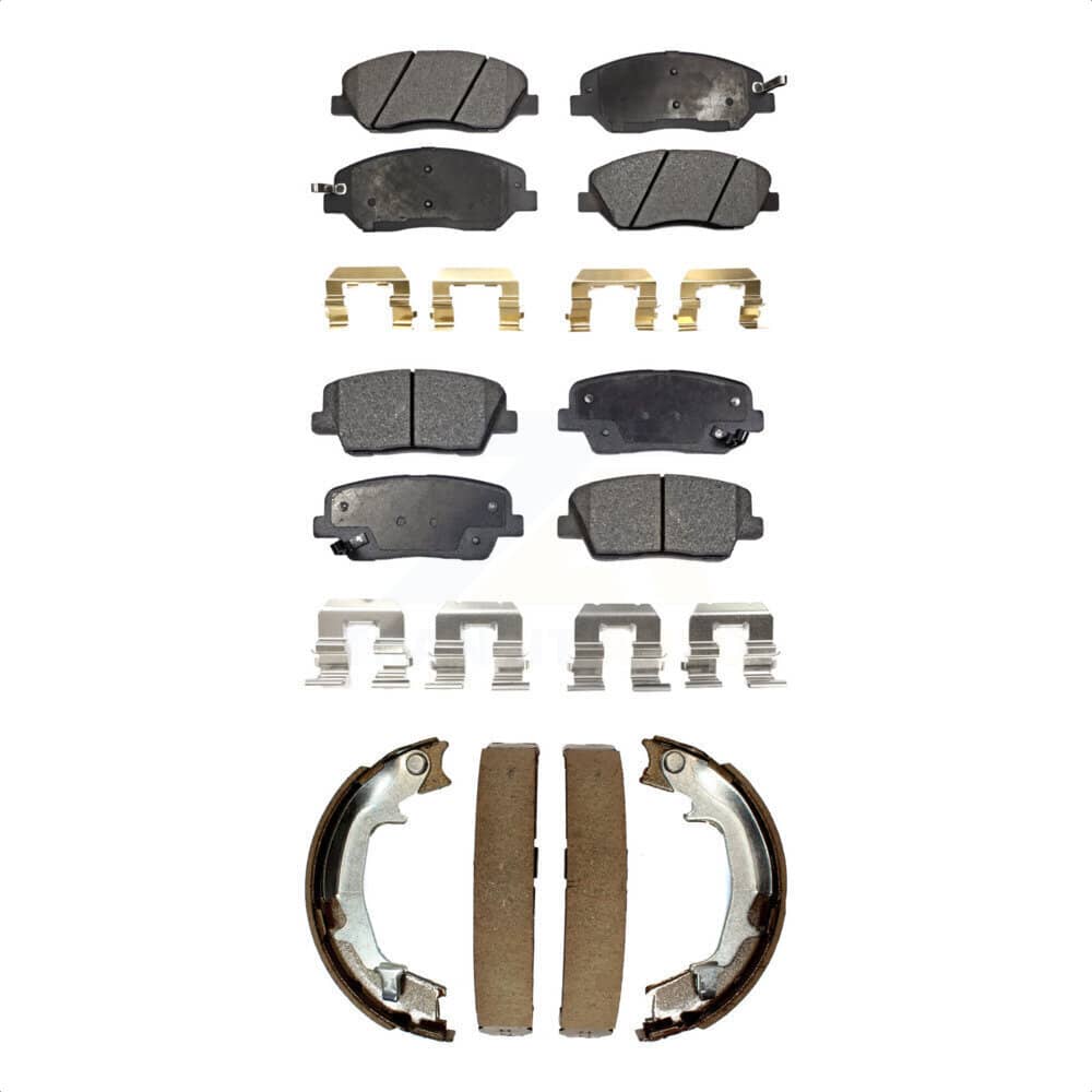 Transit Auto - KTN-100618 - Front and Rear Disc Brake Pad Kits