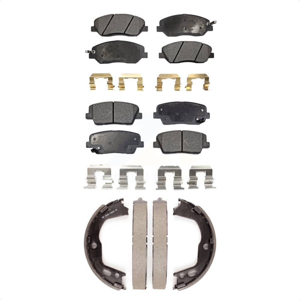Transit Auto - KTN-100620 - Front and Rear Disc Brake Pad Kits