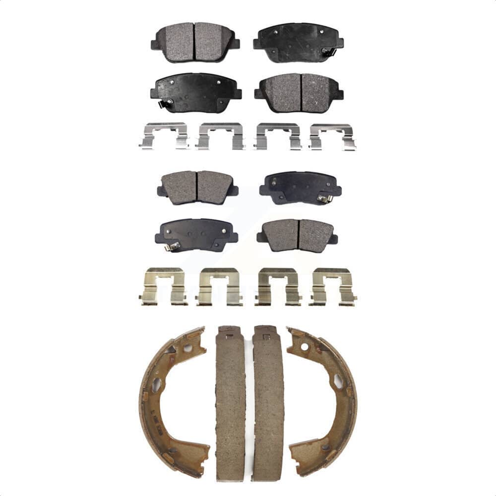 Transit Auto - KTN-100625 - Front and Rear Disc Brake Pad Kits