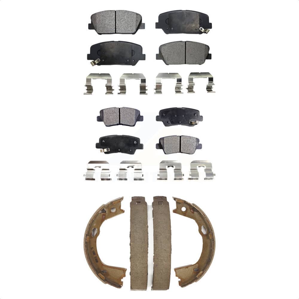 Transit Auto - KTN-100626 - Front and Rear Disc Brake Pad Kits