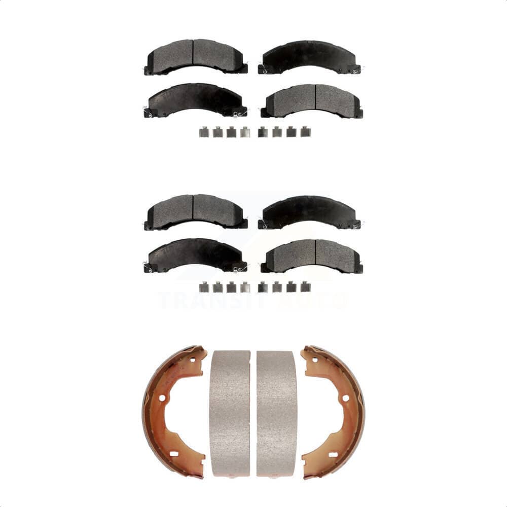 Transit Auto - KTN-100632 - Front and Rear Disc Brake Pad Kits