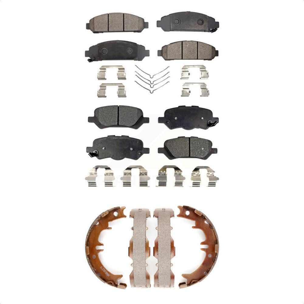 Transit Auto - KTN-100633 - Front and Rear Disc Brake Pad Kits