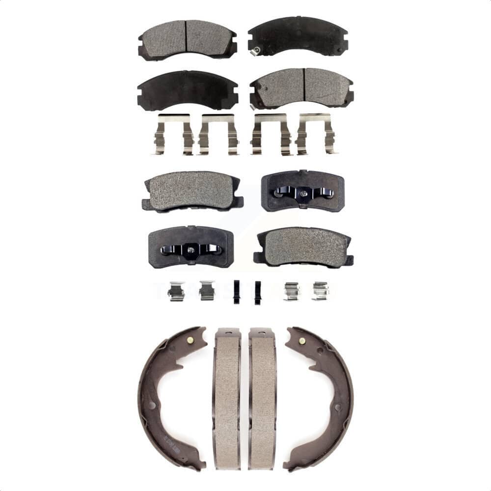 Transit Auto - KTN-100636 - Front and Rear Disc Brake Pad Kits
