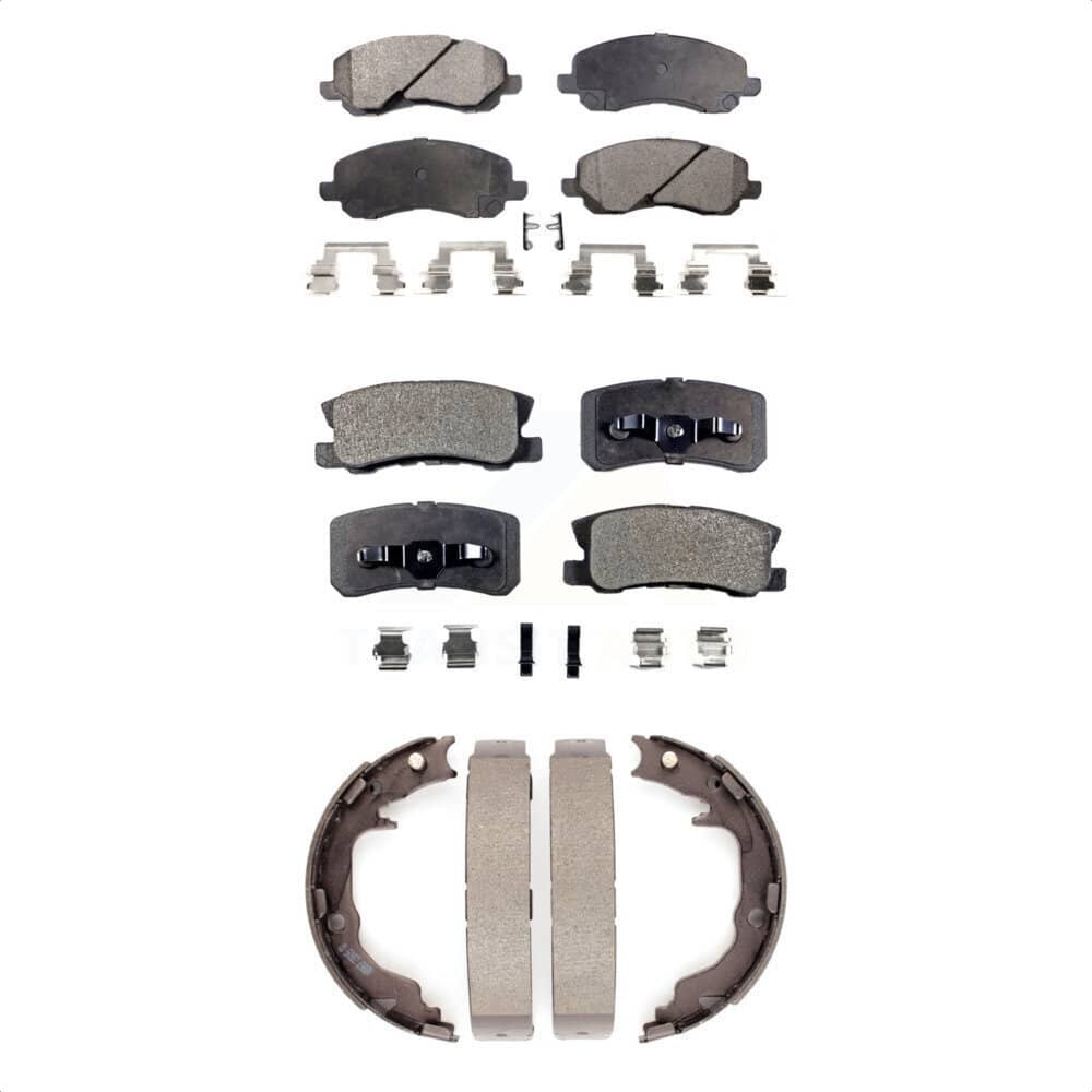 Transit Auto - KTN-100637 - Front and Rear Disc Brake Pad Kits
