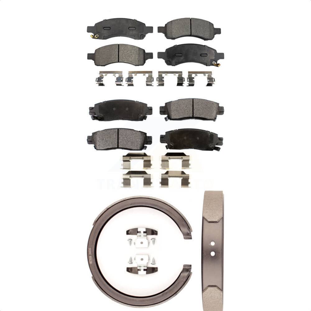 Transit Auto - KTN-100639 - Front and Rear Disc Brake Pad Kits