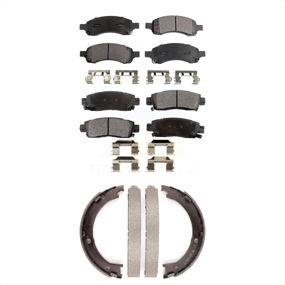 Transit Auto - KTN-100640 - Front and Rear Disc Brake Pad Kits