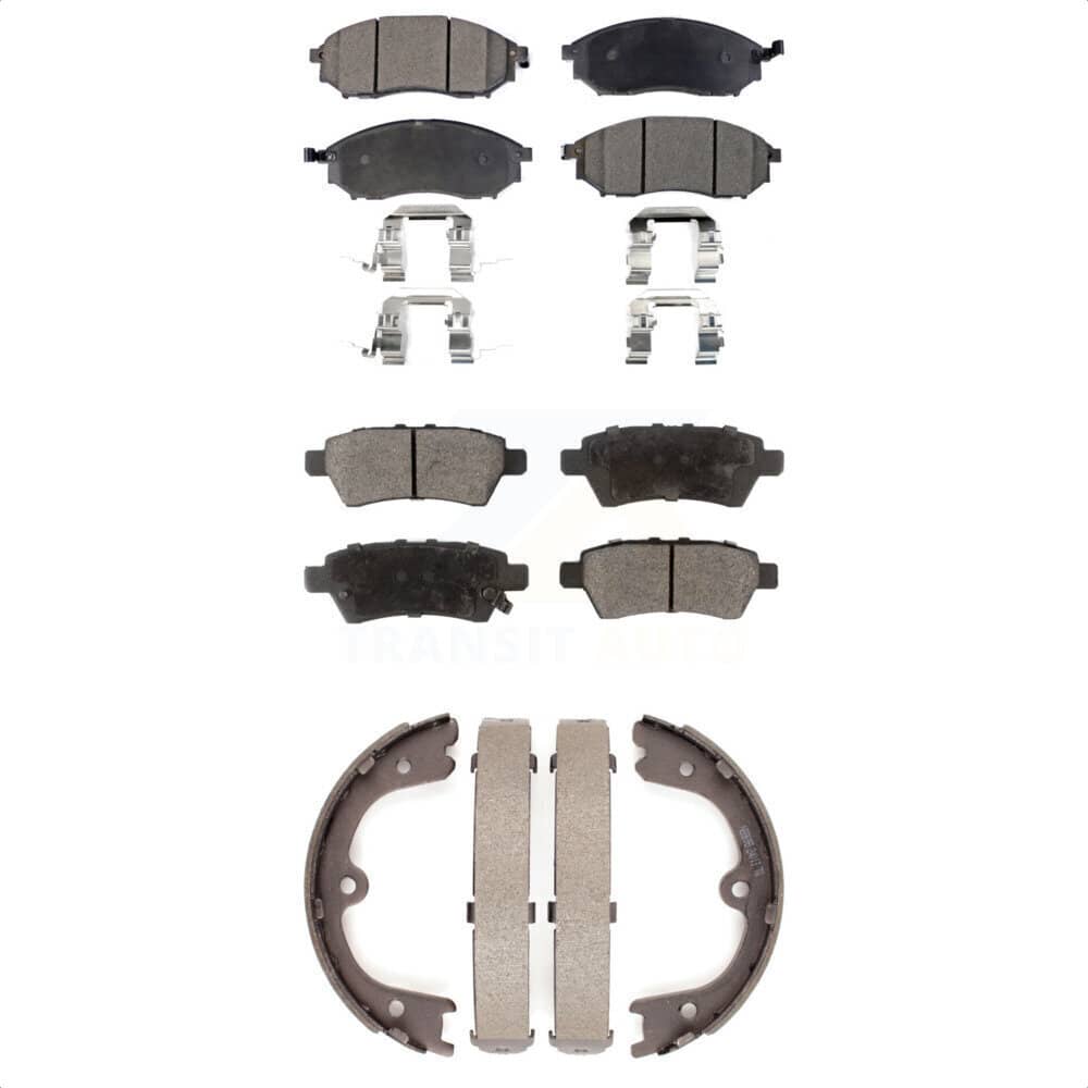 Transit Auto - KTN-100644 - Front and Rear Disc Brake Pad Kits