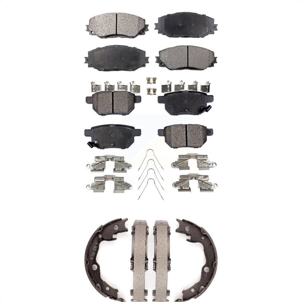Transit Auto - KTN-100650 - Front and Rear Disc Brake Pad Kits