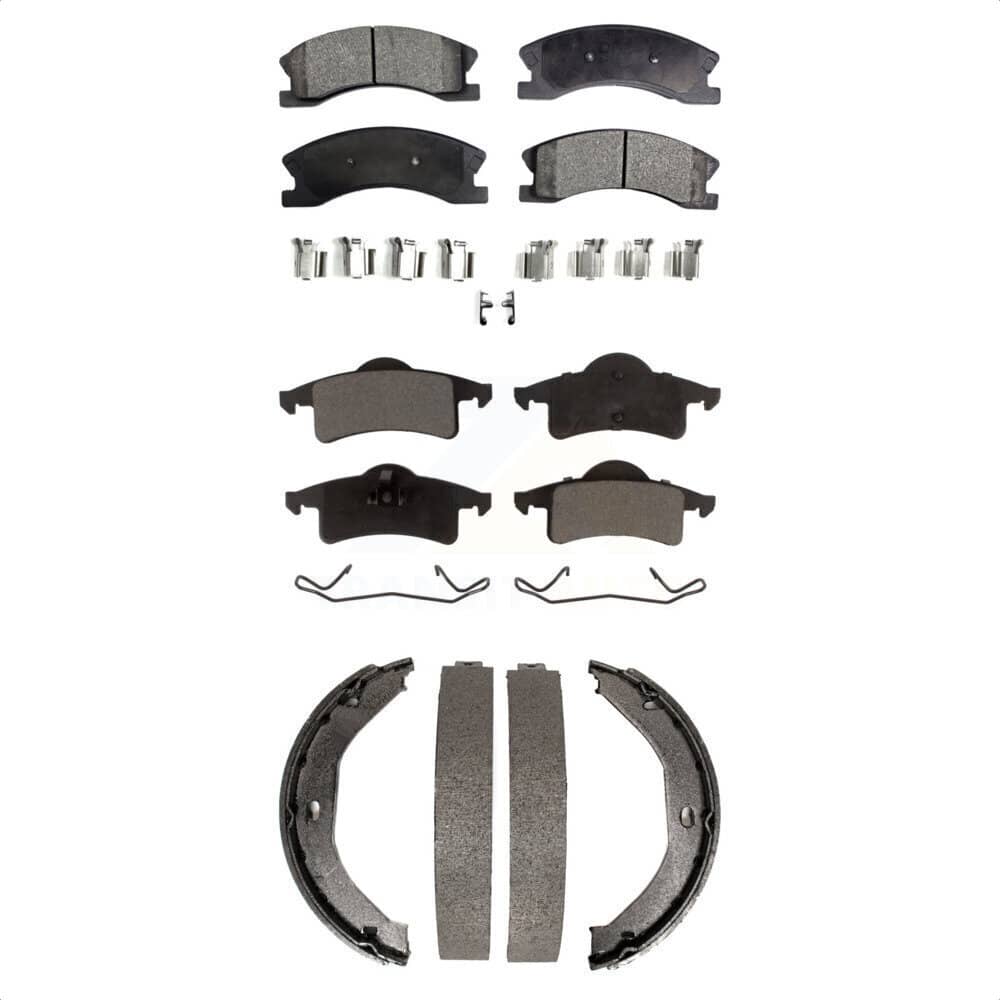Transit Auto - KTN-100672 - Front and Rear Disc Brake Pad Kits