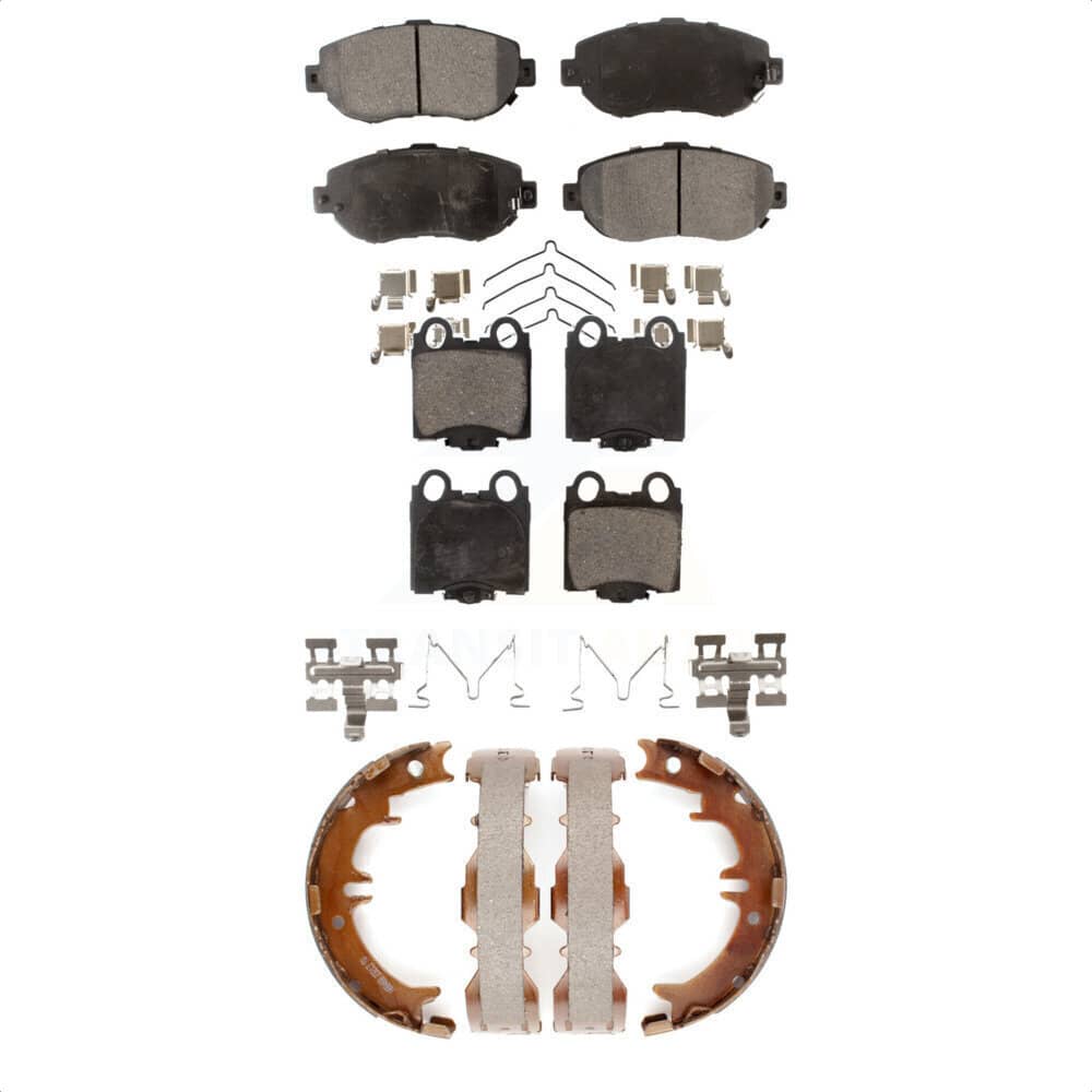 Transit Auto - KTN-100674 - Front and Rear Disc Brake Pad Kits