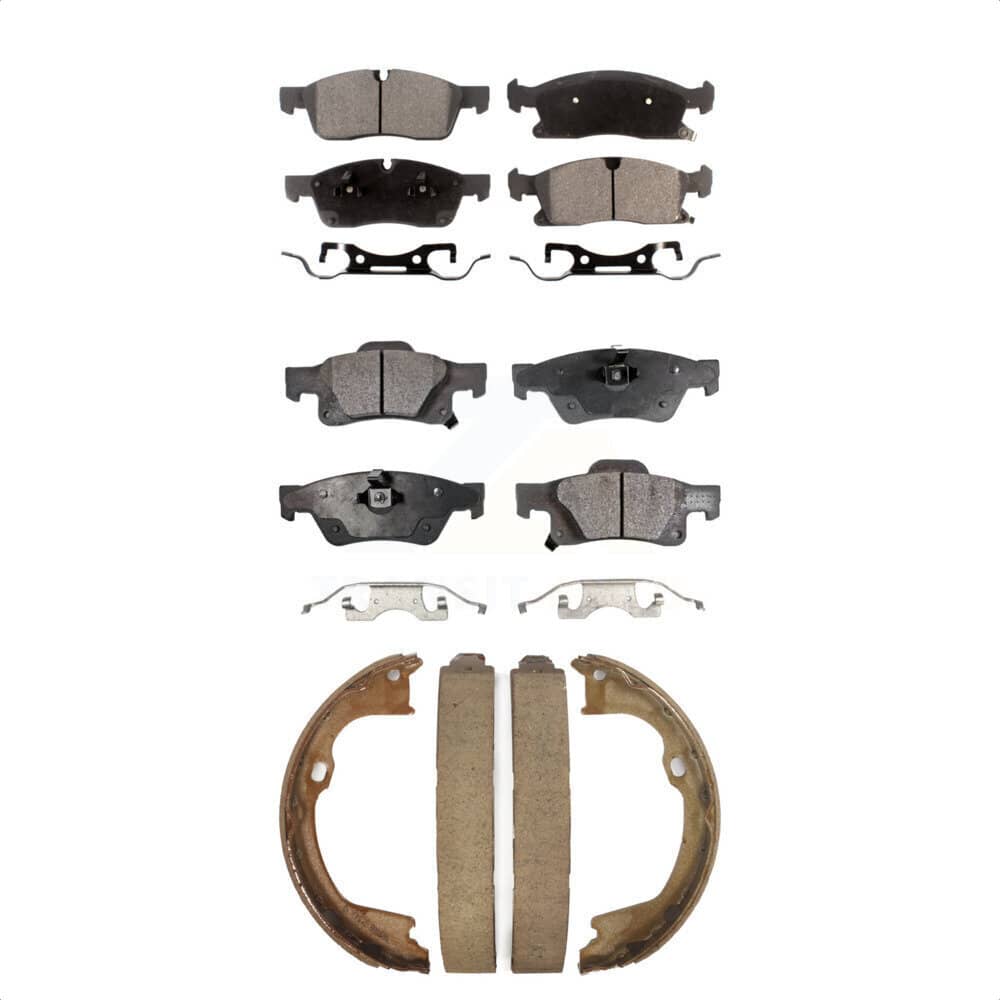 Transit Auto - KTN-100701 - Front and Rear Disc Brake Pad Kits