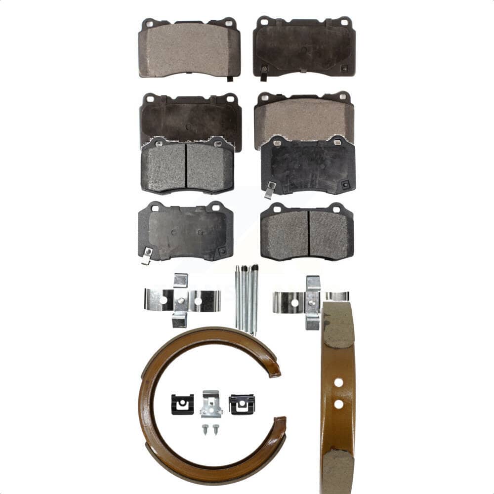 Transit Auto - KTN-100702 - Front and Rear Disc Brake Pad Kits
