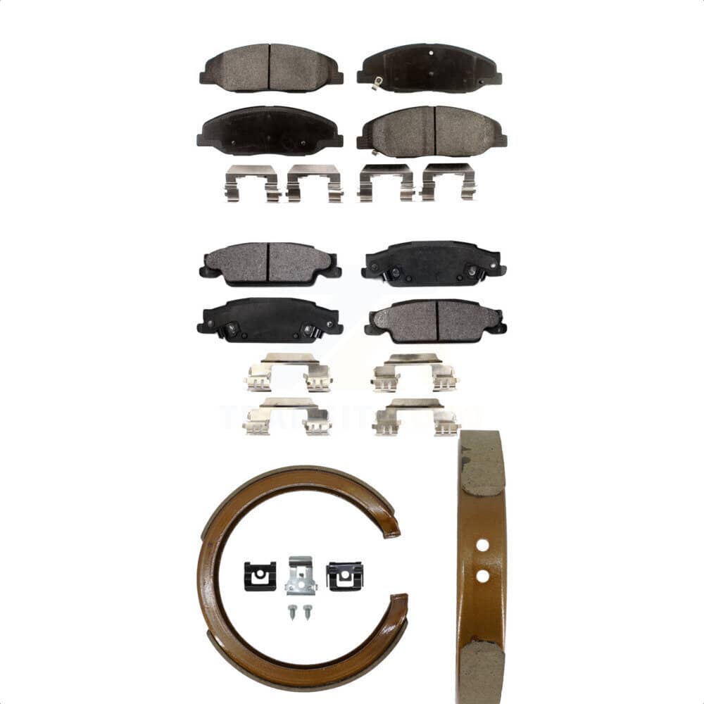 Transit Auto - KTN-100703 - Front and Rear Disc Brake Pad Kits
