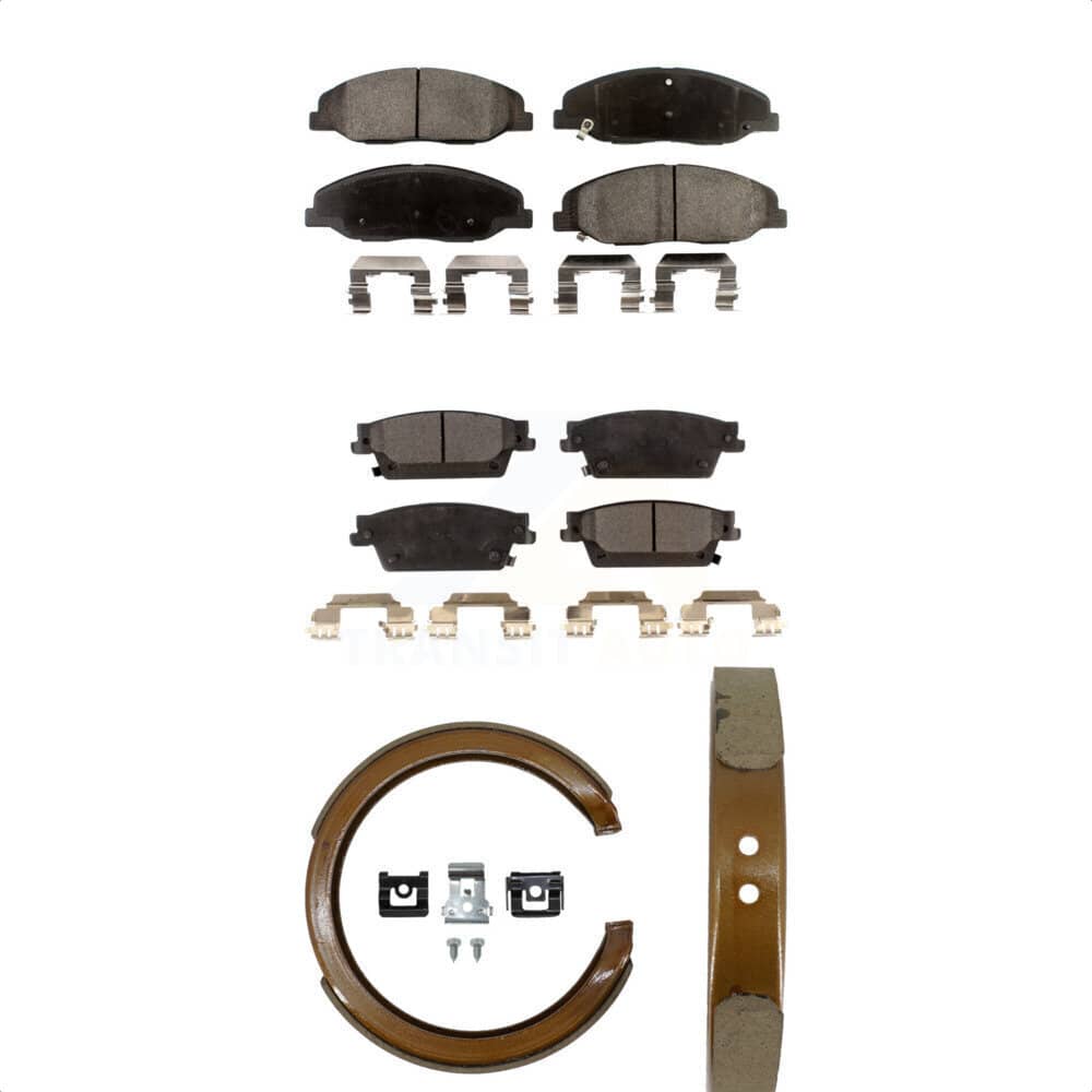 Transit Auto - KTN-100704 - Front and Rear Disc Brake Pad Kits