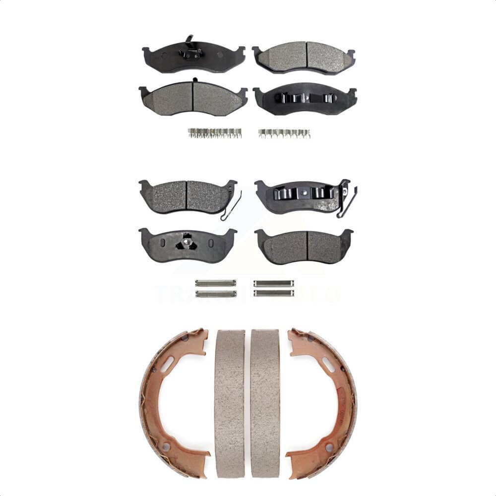 Transit Auto - KTN-100710 - Front and Rear Disc Brake Pad Kits