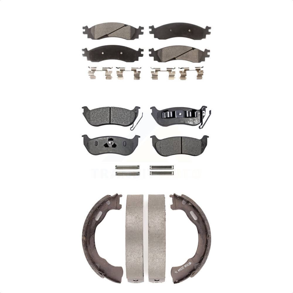 Transit Auto - KTN-100711 - Front and Rear Disc Brake Pad Kits
